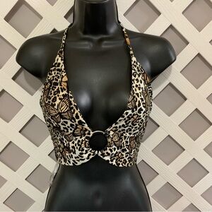 Almost Famous Animal Print cropTop